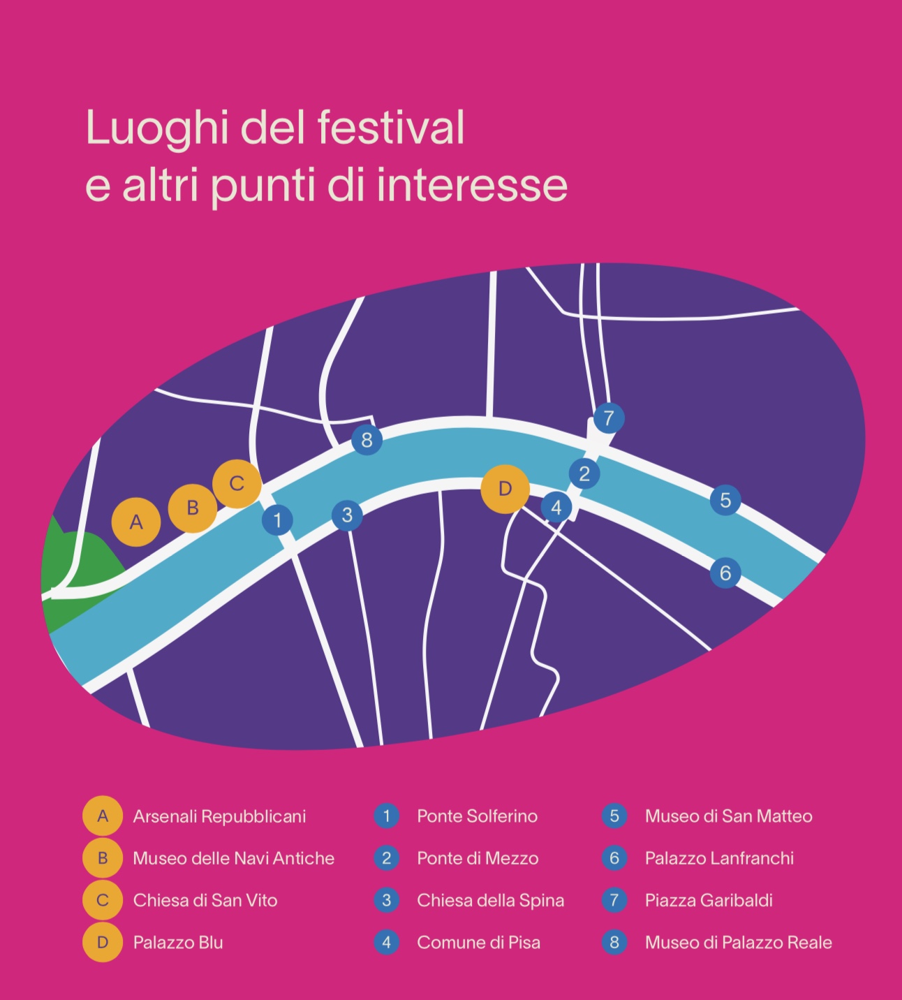 I luoghi del Pisa Book Festival